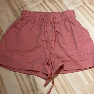 Pink beach shorts